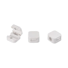 Заредете изображение във визуализатора на галерията – Blue Star PJ-OCZ7 magnetic cable organizer - white (3 pcs.)
