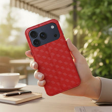 Заредете изображение във визуализатора на галерията – Калъф тип книга за iPhone 17 PRO MAX Cubic Book червен
