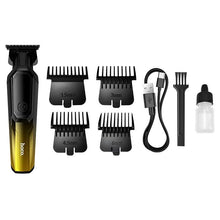 Заредете изображение във визуализатора на галерията – Hair clipper with digital display Hoco HP27 gold
