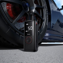 Заредете изображение във визуализатора на галерията – Car compressor Hoco wireless 4000mAh ZP18 black
