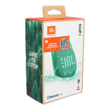 Заредете изображение във визуализатора на галерията – Wireless speaker 5W 10h JBL CLIP 4 ECO green
