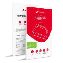 Заредете изображение във визуализатора на галерията – Cutting film for cutting machine 2nd and 3rd gen. Forcell F-Protect Flexible TABLET HD for tablets max 13" 10 pcs transparent
