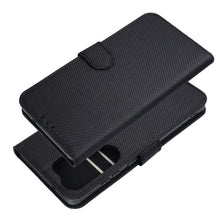 Заредете изображение във визуализатора на галерията – Anti-Theft 4Card RFID Book Case for Samsung S26 black tech fabric
