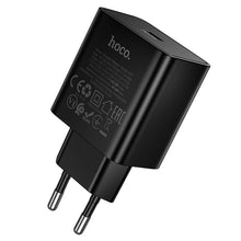 Заредете изображение във визуализатора на галерията – Phone charger Hoco USB C QC PD 45W N77 black
