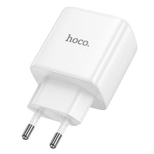 Заредете изображение във визуализатора на галерията – Phone GaN charger Hoco USB C PD AVS 40W max 60W N83 white
