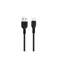 Заредете изображение във визуализатора на галерията – Кабел Hoco USB A to Type C 2,4A X20 3 m черен
