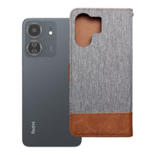 Заредете изображение във визуализатора на галерията – Калъф тип книга JEANS за Xiaomi Redmi 13C / POCO C65 сив
