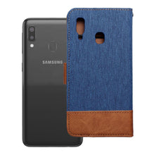 Заредете изображение във визуализатора на галерията – Калъф тип книга JEANS за SAMSUNG A20e син
