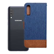 Заредете изображение във визуализатора на галерията – Калъф тип книга JEANS за SAMSUNG A50 син
