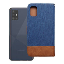 Заредете изображение във визуализатора на галерията – Калъф тип книга JEANS за SAMSUNG A51 син
