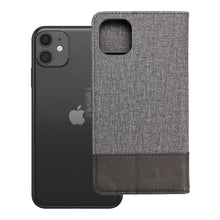 Заредете изображение във визуализатора на галерията – Калъф тип книга GOMMA за IPHONE 11 сив
