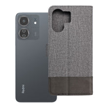 Заредете изображение във визуализатора на галерията – Калъф тип книга GOMMA за Xiaomi Redmi 13C / POCO C65 сив
