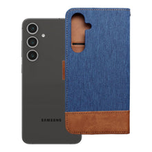 Заредете изображение във визуализатора на галерията – Калъф тип книга JEANS за SAMSUNG S24 FE син
