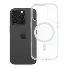Заредете изображение във визуализатора на галерията – Clear Elite Mag Cover antiyellowing compatible with Camera Control button and MagSafe for IPHONE 16 PRO transparent
