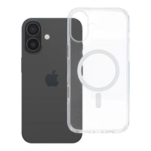 Заредете изображение във визуализатора на галерията – Clear Elite Mag Cover antiyellowing compatible with Camera Control button and MagSafe for IPHONE 16 PLUS transparent
