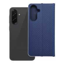 Заредете изображение във визуализатора на галерията – Калъф тип книга LUNA Carbon за SAMSUNG A36 5G син
