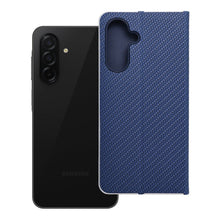 Заредете изображение във визуализатора на галерията – Калъф тип книга LUNA Carbon за SAMSUNG A26 5G син
