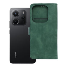 Заредете изображение във визуализатора на галерията – Калъф тип книга TENDER за XIAOMI Redmi Note 14 5G зелен
