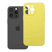 Заредете изображение във визуализатора на галерията – Силиконов гръб 2mm за IPHONE 15 Pro Max compatible with MagSafe лимонено жълт
