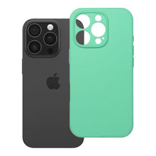 Заредете изображение във визуализатора на галерията – Силиконов гръб 2mm за IPHONE 16 Pro compatible with MagSafe ментово зелен
