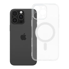 Заредете изображение във визуализатора на галерията – Гръб CLEAR 2 mm за IPHONE 16 Pro Max compatible with MagSafe (camera protection) прозрачен
