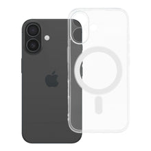 Заредете изображение във визуализатора на галерията – Гръб CLEAR 2 mm за IPHONE 16 compatible with MagSafe (camera protection) прозрачен
