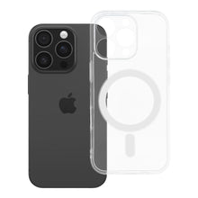 Заредете изображение във визуализатора на галерията – Гръб CLEAR 2 mm за IPHONE 16 Pro compatible with MagSafe (camera protection) прозрачен
