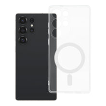Заредете изображение във визуализатора на галерията – Гръб CLEAR 2 mm за SAMSUNG S25 Ultra compatible with MagSafe (camera protection) прозрачен
