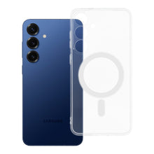 Заредете изображение във визуализатора на галерията – Гръб CLEAR 2 mm за SAMSUNG S25 Plus compatible with MagSafe (camera protection) прозрачен
