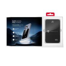 Заредете изображение във визуализатора на галерията – FORCELL F-ENERGY F5K8 Super Slim powerbank compatible with MagSafe PD3.0 QC4.0 15W 5000 mAh black
