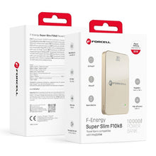 Заредете изображение във визуализатора на галерията – FORCELL F-ENERGY F10K8 Super Slim powerbank compatible with MagSafe PD3.0 QC4.0 15W 10000 mAh titanium dessert

