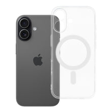 Заредете изображение във визуализатора на галерията – Гръб CLEAR 2 mm за IPHONE 17 compatible with MagSafe (camera protection) прозрачен
