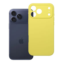 Заредете изображение във визуализатора на галерията – Силиконов гръб 2mm за IPHONE 17 Pro Max лимонено жълт
