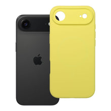Заредете изображение във визуализатора на галерията – Силиконов гръб 2mm за IPHONE 17 Air compatible with MagSafe лимонено жълт
