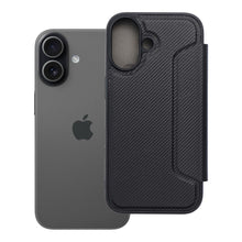 Заредете изображение във визуализатора на галерията – Калъф тип книга RAZOR за IPHONE 17 черен
