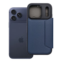 Заредете изображение във визуализатора на галерията – Калъф тип книга RAZOR за IPHONE 17 Pro син
