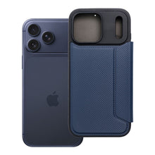 Заредете изображение във визуализатора на галерията – Калъф тип книга RAZOR за IPHONE 17 Pro Max син
