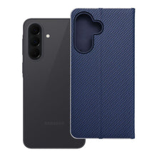 Заредете изображение във визуализатора на галерията – Калъф тип книга LUNA Carbon за SAMSUNG A37 5G син
