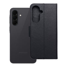 Заредете изображение във визуализатора на галерията – Калъф тип книга FANCY за SAMSUNG A37 черен
