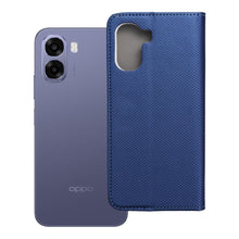 Заредете изображение във визуализатора на галерията – Калъф тип книга SMART за OPPO A6x тъмно син
