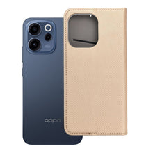 Заредете изображение във визуализатора на галерията – Калъф тип книга SMART за OPPO RENO 15F златист
