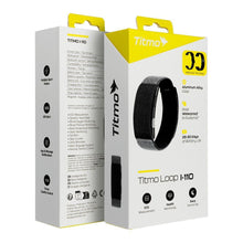Заредете изображение във визуализатора на галерията – Smart fitness band with IP68 Waterproof Rating, ECG, Heart Rate, HRV, Blood Pressure, SpO2, Sleep &amp; Stress Monitoring TITMO Loop I-110 black
