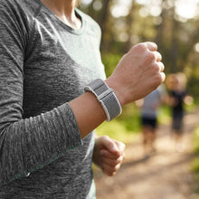 Заредете изображение във визуализатора на галерията – Smart fitness band with IP68 Waterproof Rating, ECG, Heart Rate, HRV, Blood Pressure, SpO2, Sleep &amp; Stress Monitoring TITMO Loop I-110 silver
