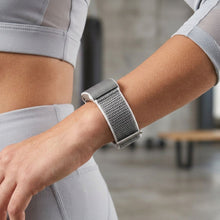 Заредете изображение във визуализатора на галерията – Smart fitness band with IP68 Waterproof Rating, ECG, Heart Rate, HRV, Blood Pressure, SpO2, Sleep &amp; Stress Monitoring TITMO Loop I-110 silver
