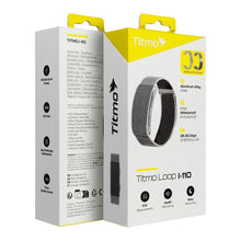 Заредете изображение във визуализатора на галерията – Smart fitness band with IP68 Waterproof Rating, ECG, Heart Rate, HRV, Blood Pressure, SpO2, Sleep &amp; Stress Monitoring TITMO Loop I-110 silver
