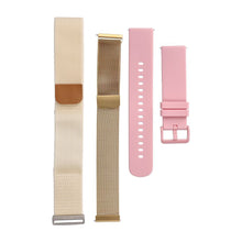 Заредете изображение във визуализатора на галерията – Smart fitness band with IP68 Waterproof Rating, ECG, Heart Rate, HRV, Blood Pressure, SpO2, Sleep &amp; Stress Monitoring TITMO Loop I-110 gold

