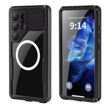 Заредете изображение във визуализатора на галерията – Case for Samsung S26 ULTRA Waterproof Shellbox MARS with metal ring black
