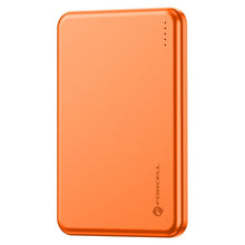 Заредете изображение във визуализатора на галерията – Powerbank compatible with MagSafe Forcell F-Energy Slim F5K9 QC4.0 PD3.0 15W 5000 mAh orange
