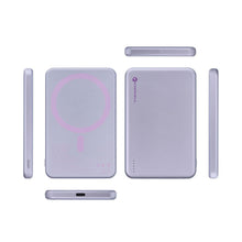 Заредете изображение във визуализатора на галерията – Powerbank compatible with MagSafe Forcell F-Energy Slim F5K9 QC4.0 PD3.0 15W 5000 mAh purple
