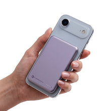 Заредете изображение във визуализатора на галерията – Powerbank compatible with MagSafe Forcell F-Energy Slim F5K9 QC4.0 PD3.0 15W 5000 mAh purple
